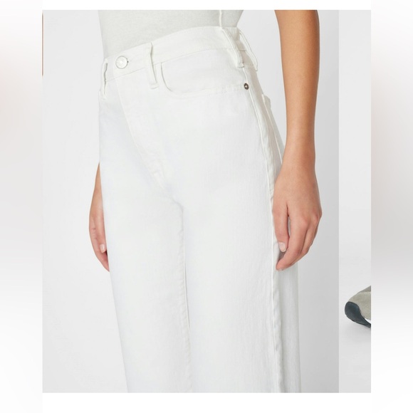 NWT FRAME DENIM LE JANE HI-RISE STRAIGHT FIT SIZE 30 IN BLANC - Picture 8 of 14